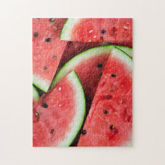 Sommartid Kall Watermelon Slices Pussel