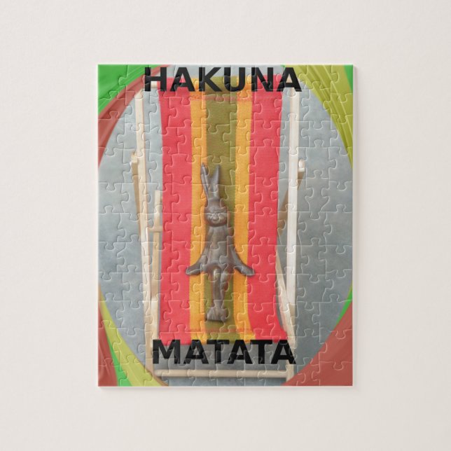 Sommartid, kanin Färg Pussel (Vertikal)