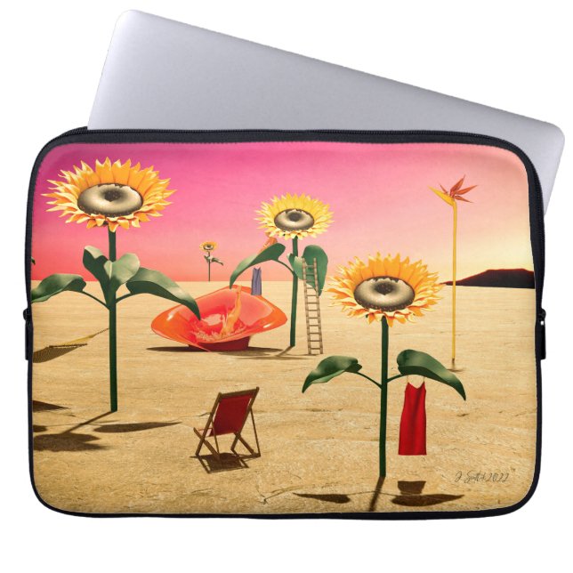 Sommartid Laptop Fodral (Framsidan)