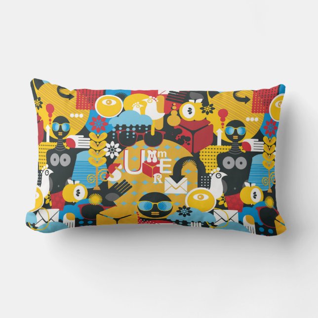 Sommartid Lumbarkudde (Framsida)