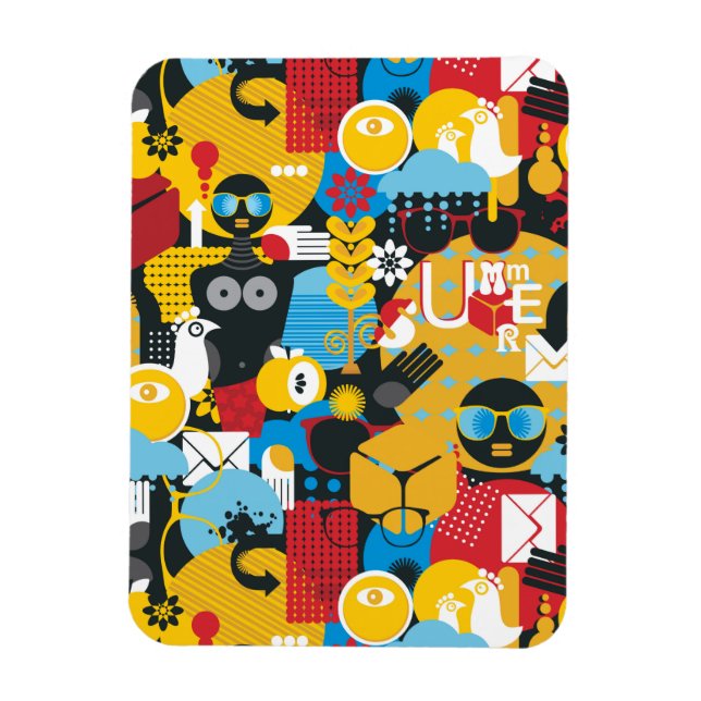 Sommartid Magnet (Vertikal)