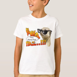Sommartid Meerkat Anpassade Kids T-shirt