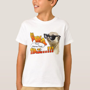 Sommartid Meerkat Anpassade Kids T-shirt