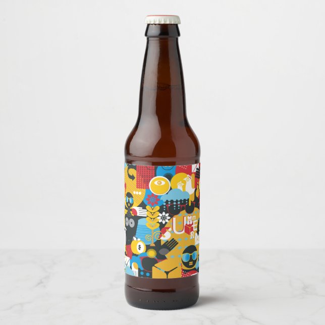 Sommartid Ölflaska Etikett (Framsida)