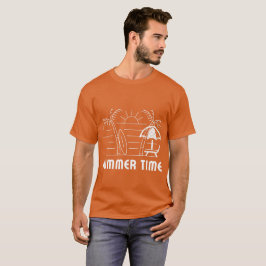 Sommartid, orange manar t shirt