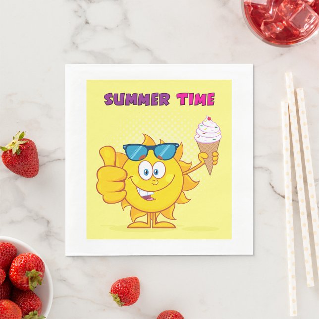 Sommartid Pappersservett (Skapare uppladdad)