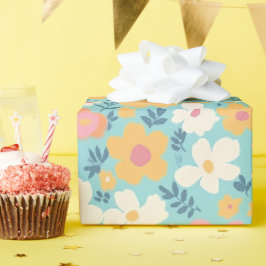 sommartid Posy Mönster Presentpapper