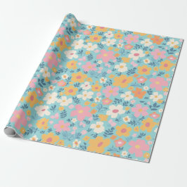 sommartid Posy Mönster Presentpapper