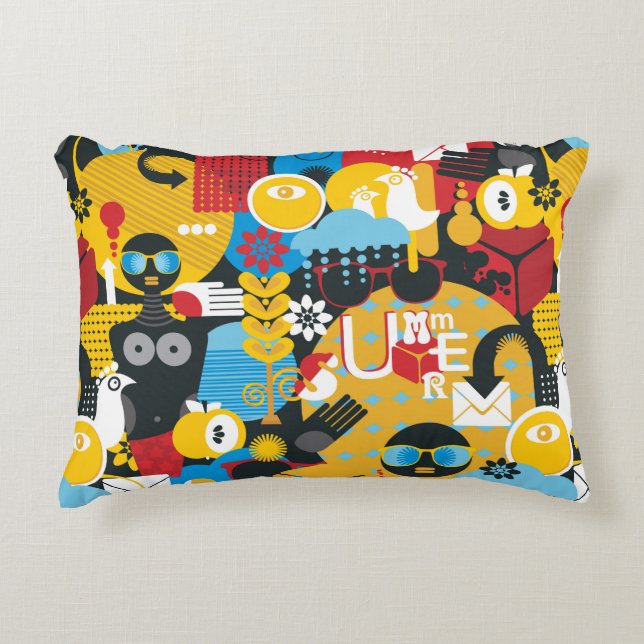 Sommartid Prydnadskudde (Framsidan)