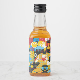 Sommartid Spritflaskor Etikett