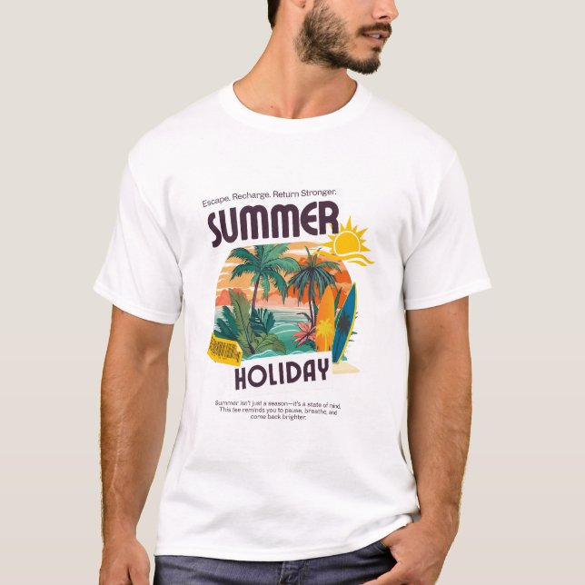 sommartid t-shirt (Framsida)