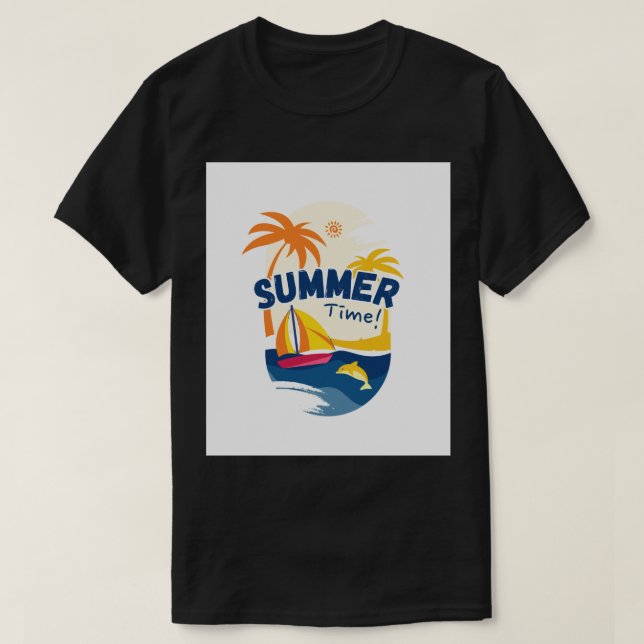 Sommartid T Shirt (Design framsida)