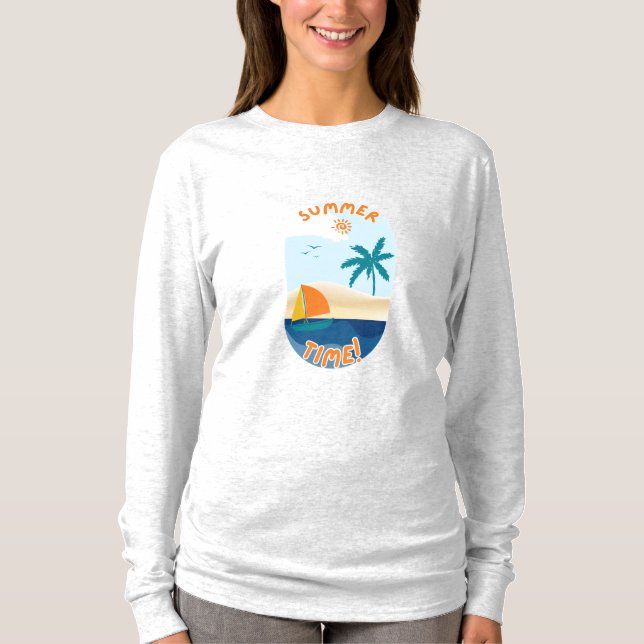 Sommartid! T Shirt (Framsida)