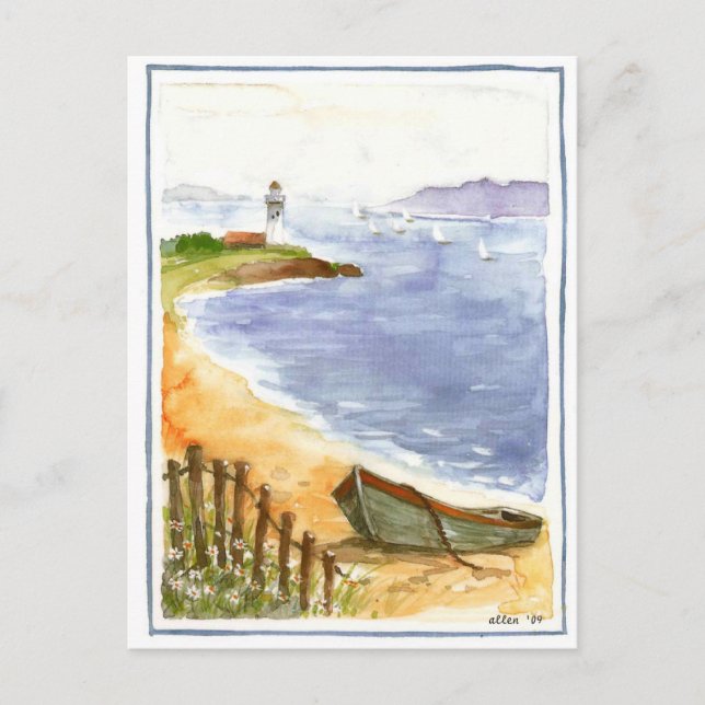 sommartid vykort (Framsida)