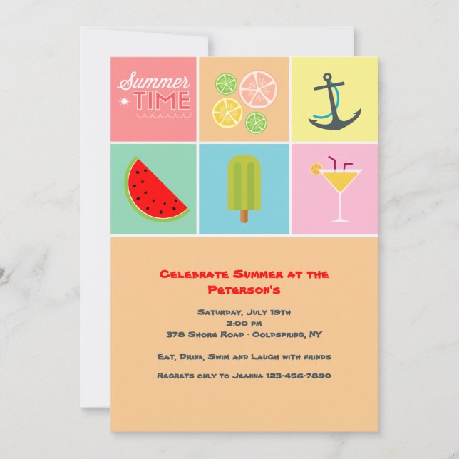 SommarTime inbjudan (Framsida)