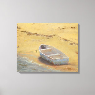 Sommartorn - Boat på Shore Canvastryck