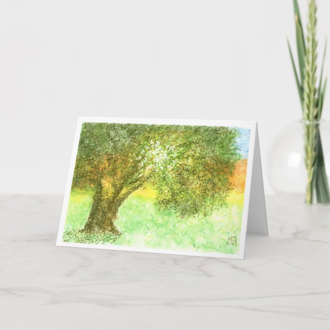 SommarträdAleph kort (Framsida)