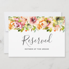 Sommarträdgård Vattenfärg Blommig Bröllop Inbjudningar