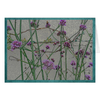 Sommarträdgården blommar #1 hälsningskort