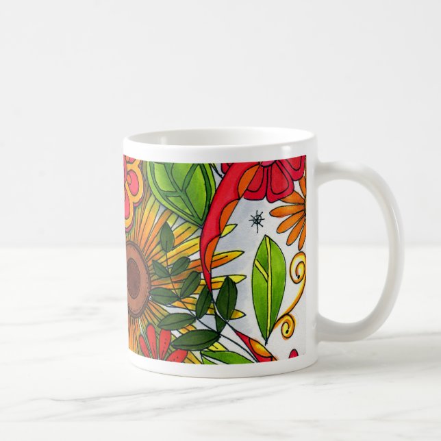 Sommarträdgårdmugg Kaffemugg (Höger)