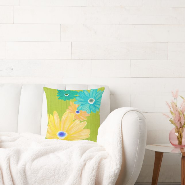 Sommarträdgårdsblommor Kudde (Soffa)