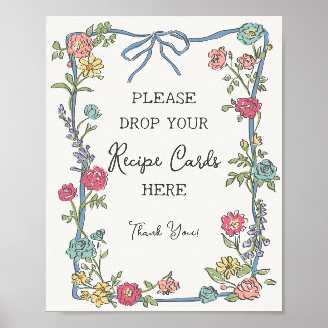 Sommarträdgårdsfest Pastell Flerfärgad Dela ett re Poster (Framsidan)