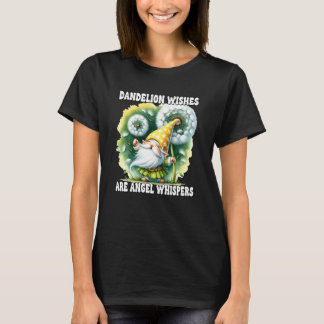 Sommarträdgårdstomte med maskros för mamma t shirt