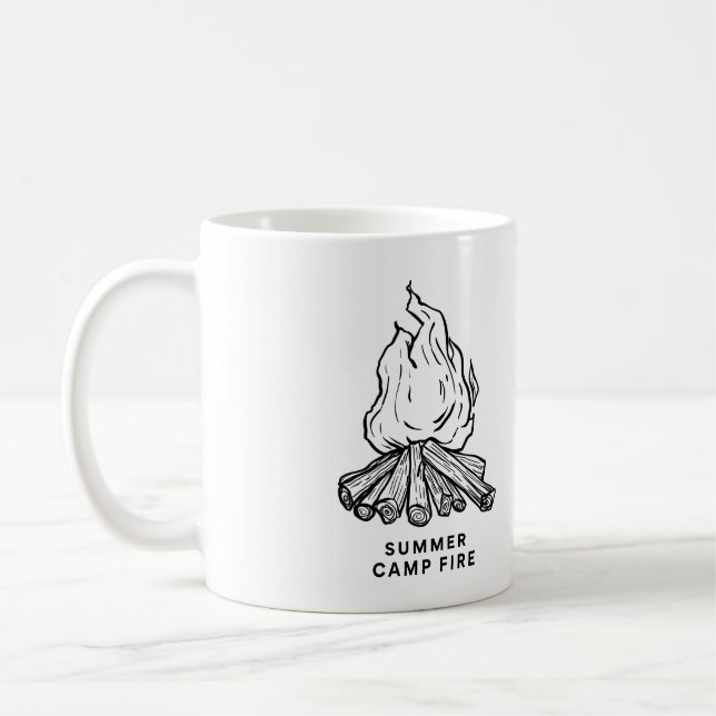 Sommarträdsbrand i Mags Camp Kaffemugg (Vänster)