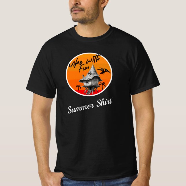 Sommartröja för kul och mys t shirt (Framsida)