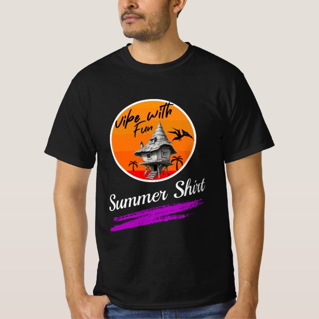 Sommartröja för kulstämning t shirt (Framsida)