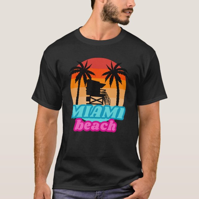 Sommartröja - Miami-stranden - Torn! T Shirt (Framsida)