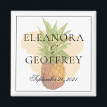 Sommartropisk ananas Kust Bröllop Datum Magnet<br><div class="desc">Sommartropisk ananas Kust Bröllop Date Magnet - en roligt gåva till gäster, eller använda den som ett datum för att spara! Enkel att anpassa med din egen information och färg. Om du vill anpassa dig ytterligare klickar du på länken "anpassa ytterligare" och användor designen verktyg för att ändra designen. Kontakta...</div>