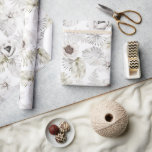 Sommartropisk Blommigt Presentpapper<br><div class="desc">En sommartropisk gåva av blommönster är papper.</div>