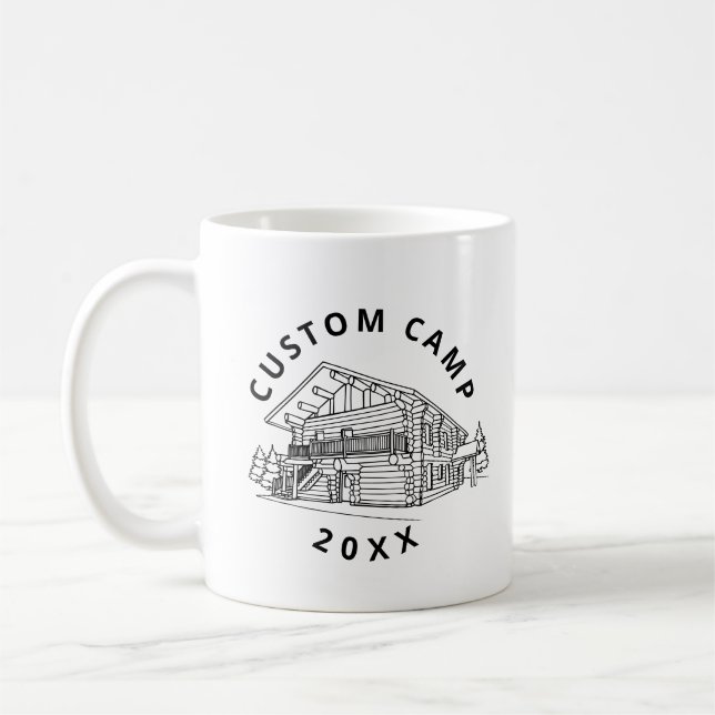 Sommarungdomsläger med stor kabin/lott anpassad de kaffemugg (Vänster)