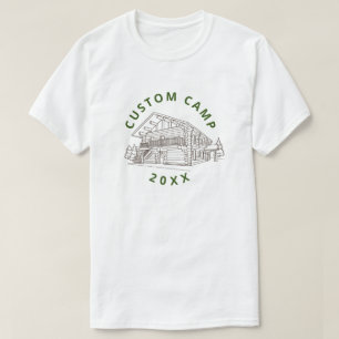Sommarungdomsläger med stor kabin/lott anpassad de t shirt