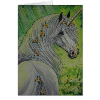 SommarUnicorn Hälsningskort