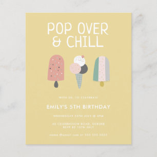 Sommaruppehåll över och nedkylning Popsicle Party