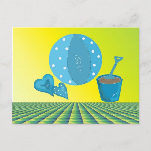 Sommarutfall Vykort (Framsida)