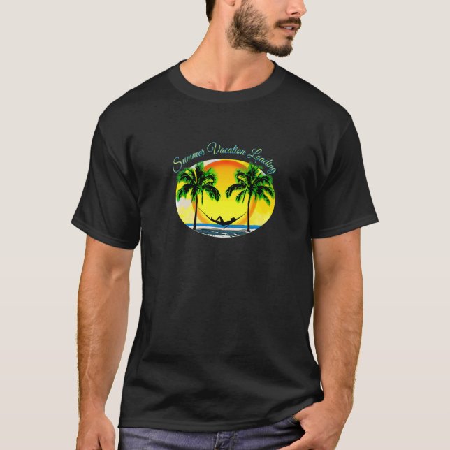 Sommarvagnsskyltning - Beach Vacation T Shirt (Framsida)