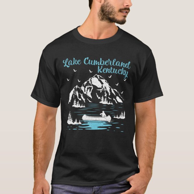 Sommarvakation Retro Kentucky Sjö Cumberland T S T Shirt (Framsida)