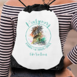 Sommarvängning Gympapåse<br><div class="desc">En dragsträngssäck med snyggt har en sommarsemesterillustration tillsammans med familjen namn och årtalet med chic. Perfekt väskor till saker med roligt saker för alla på semestern.</div>