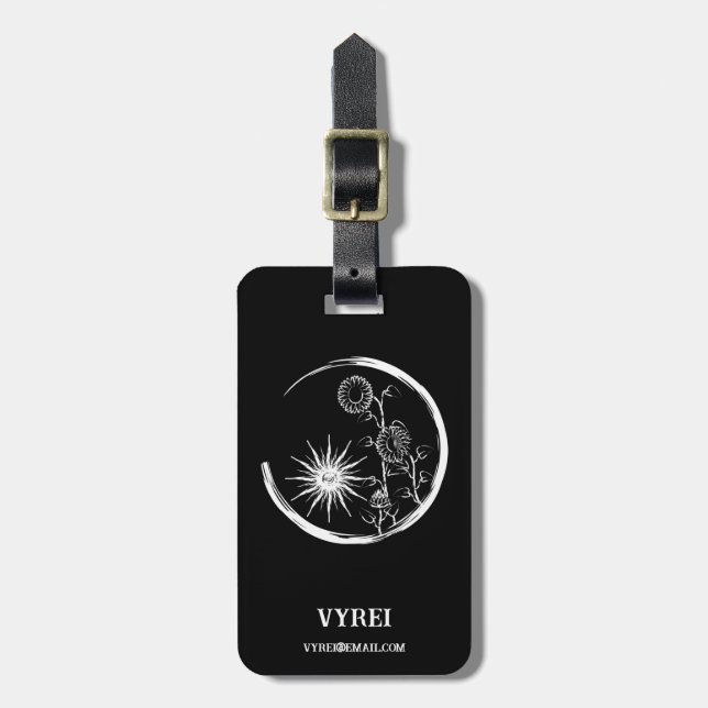 SommarVapensköld Bagagebricka (Vertikal Framsida)