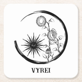 SommarVapensköld Underlägg Papper Kvadrat