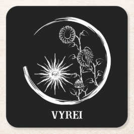 SommarVapensköld Underlägg Papper Kvadrat