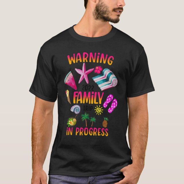 Sommarvarningskanalen Resa i Progress 2022-familje T Shirt (Framsida)