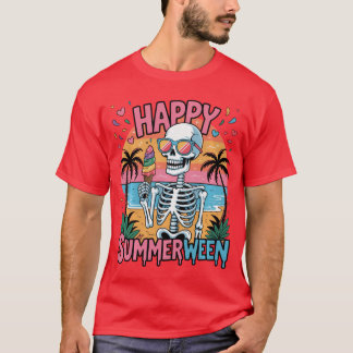 Sommarvattenmelon Jackolantern Glad Summerween Sk T Shirt