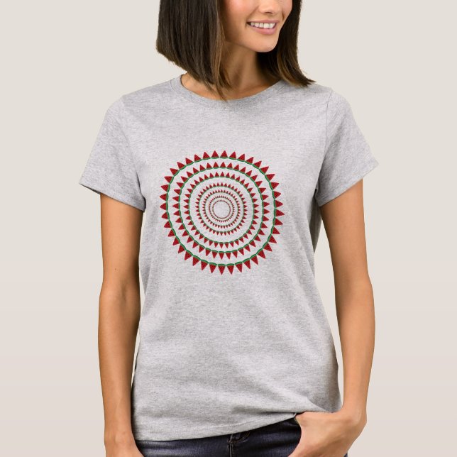 Sommarvattenmelon Kvinnors  T Shirt (Framsida)