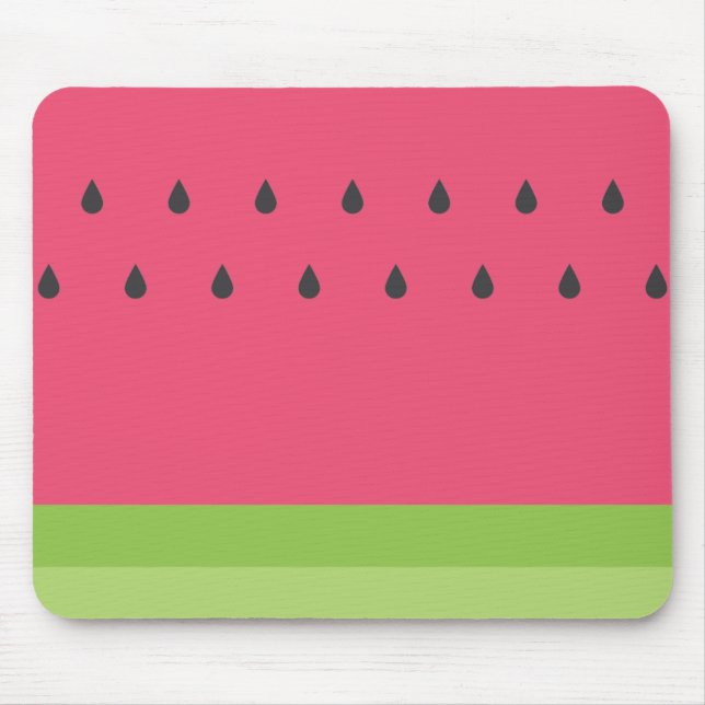 Sommarvattenmelon Mousepad Musmatta (Framsidan)