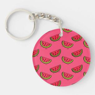 Sommarvattenmelon på rosamönster