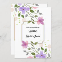 Sommarvattensfärgad möhippa firande